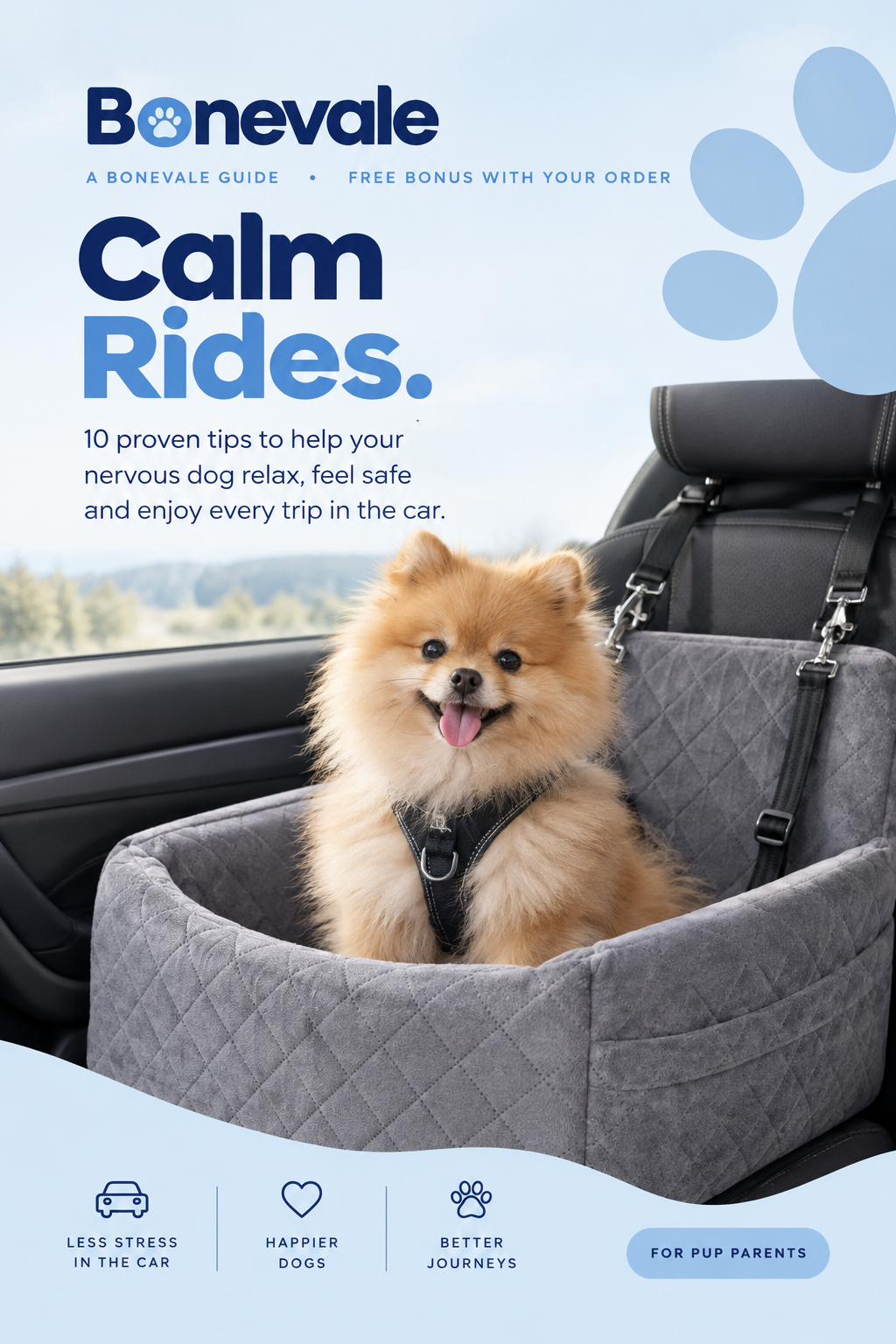 Calm Rides: 10 proven tips to help your nervous dog relax.